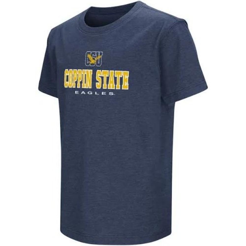 Colosseum T-Shirt Coppin State Eagles Graphic Youth Kids L Blue Collegiate NCAA
